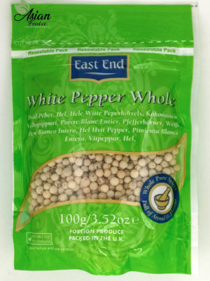 White Pepper Whole 100g