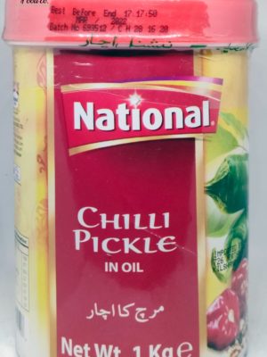 National Chilli Pickle in Oil 1kg