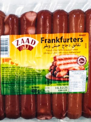 Zaad Frankfurters 400g