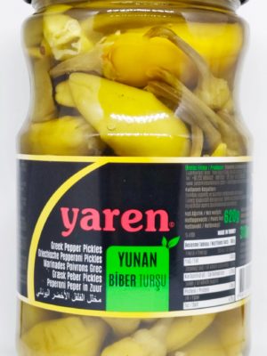 Yaren Greek Pepper pickles 620g