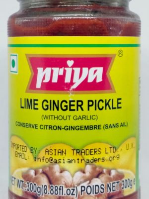 Priya Lime Ginger Pickle 300g