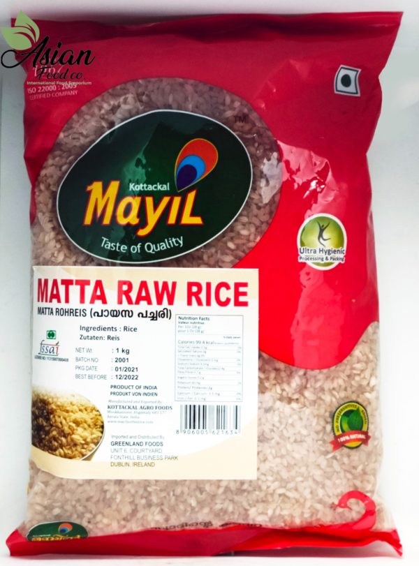 Mayil Matta Raw Rice 1kg