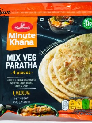 Haldiram’s Minute Khana Mix Veg Paratha (4 Pieces) 400g