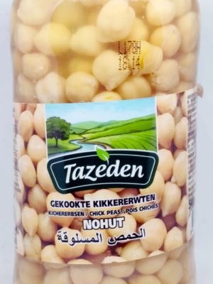 Tazeden Chick Peas In Jar 540g