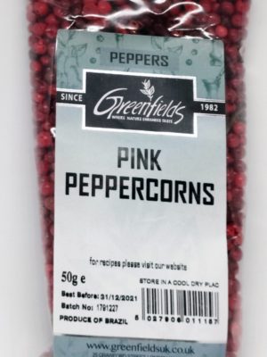 Greenfields Pink Peppercorns 50g