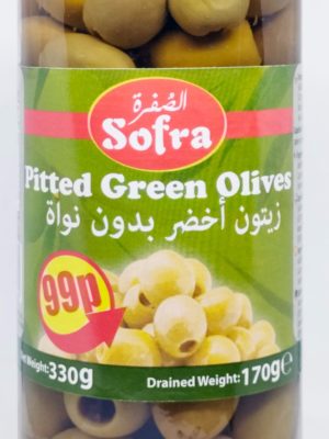 Sofra Pitted Green Olives