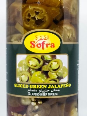 Sofra Sliced Green Jalapeno 480g