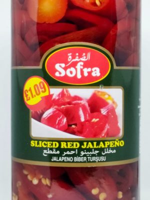 Sofra Sliced Red Jalapeno 480g