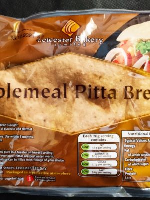 Leister Bakery Wholemeal Pitta Bread 6 Pack